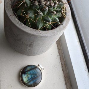 Beautiful blue labradorite